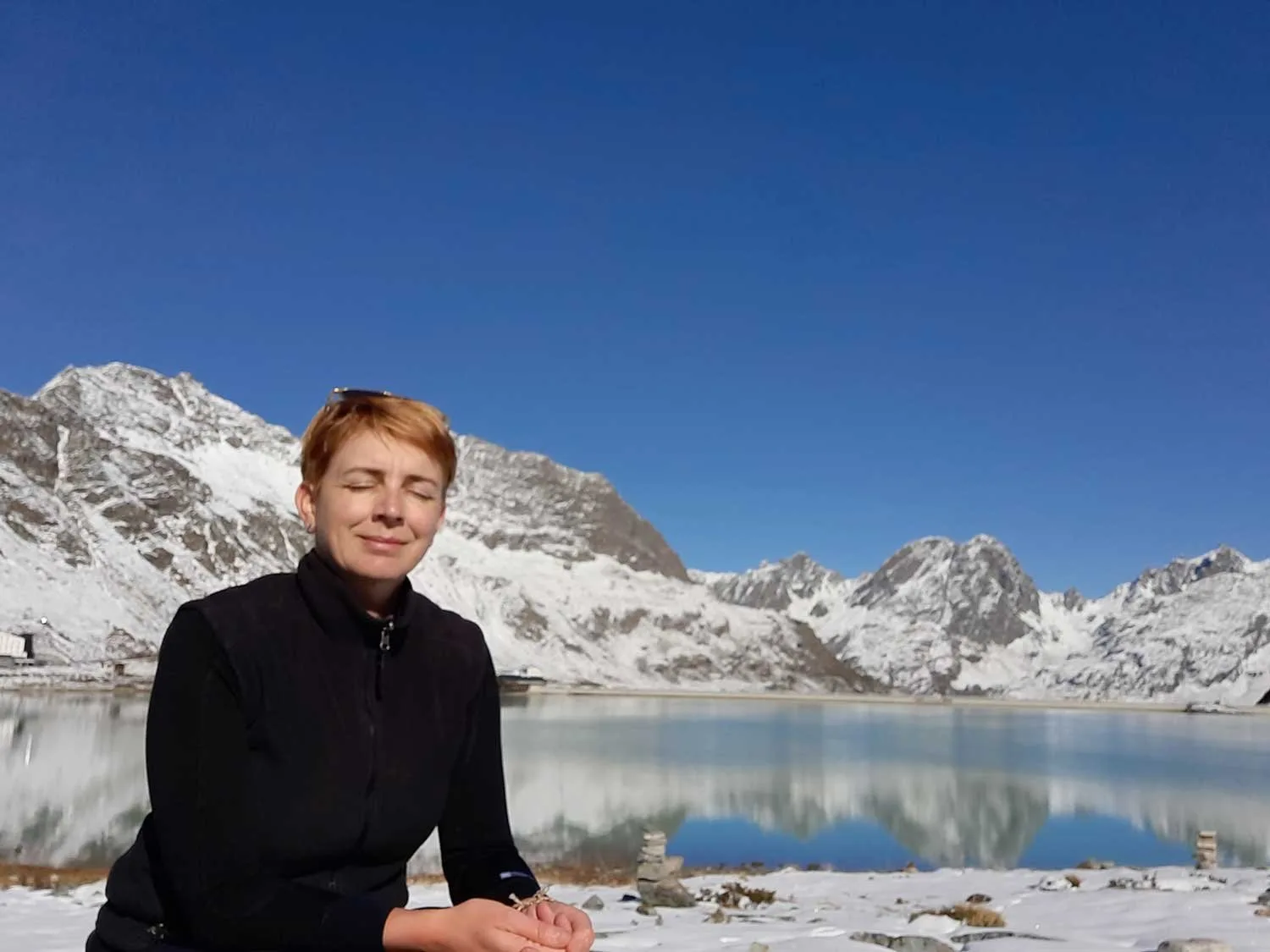Ruth Tschofen in der Silvretta