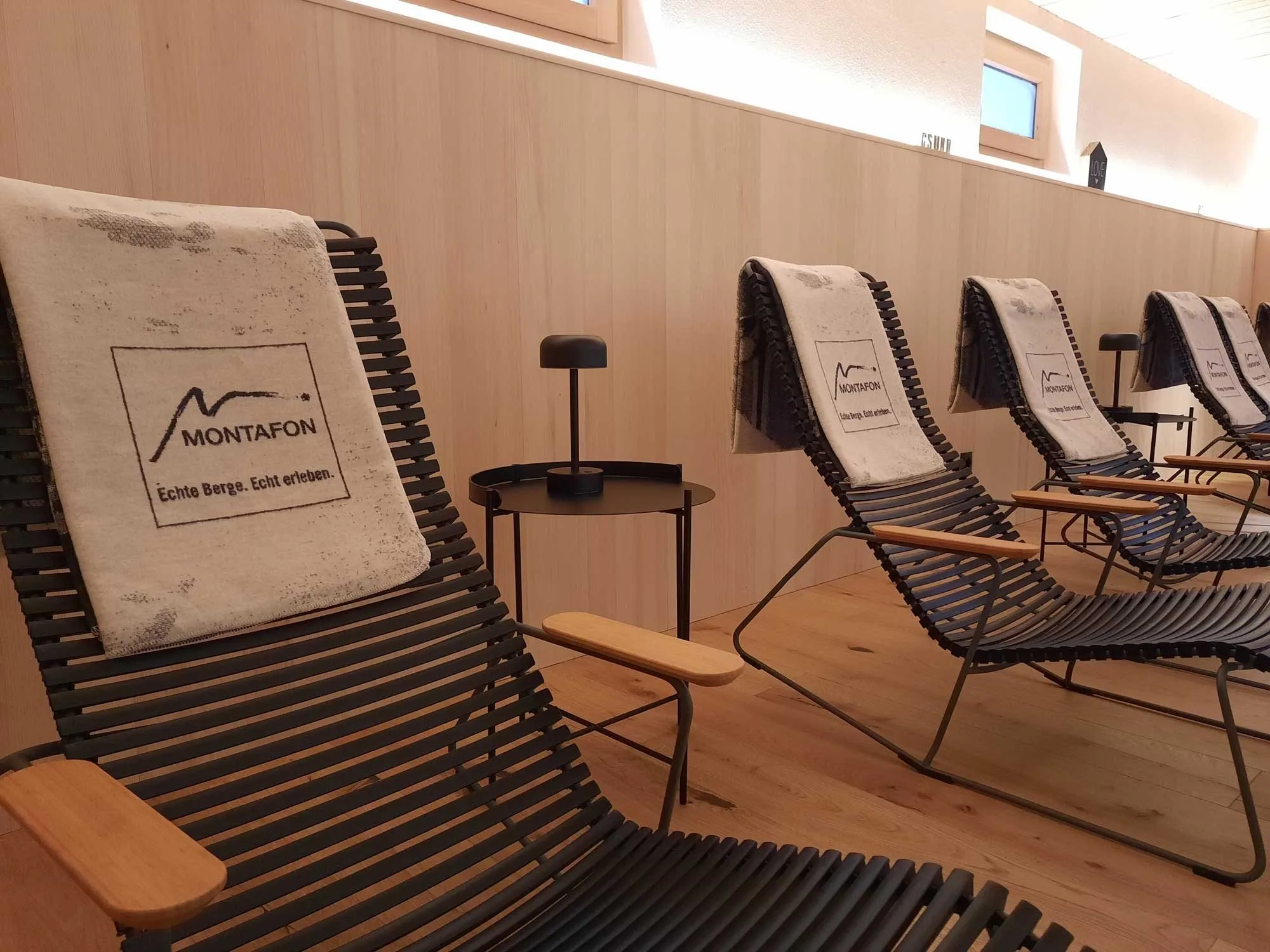 Ruheraum in der Pension Valbella